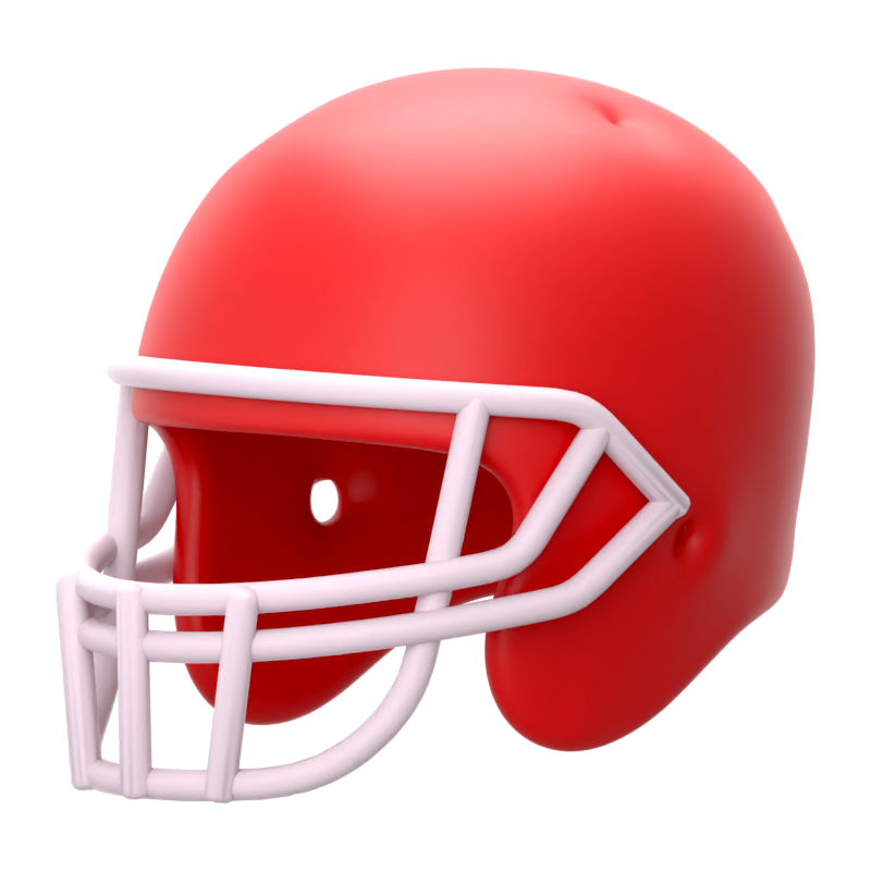 Rugby Helmet 3D icon