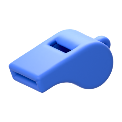 Whistle 3D Icon 3D Graphic