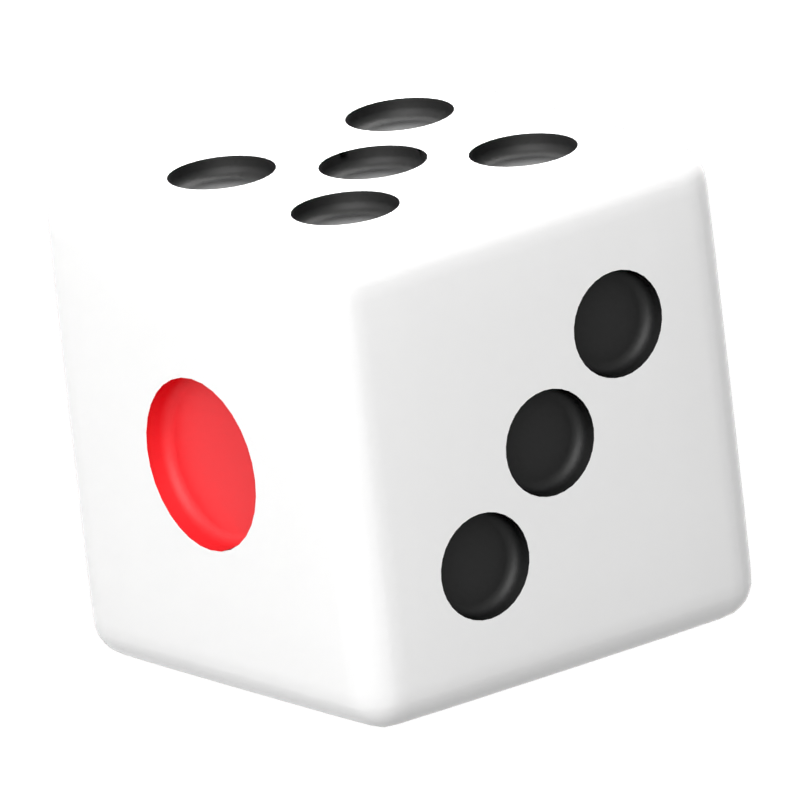 Dice 3D Icon 3D Graphic