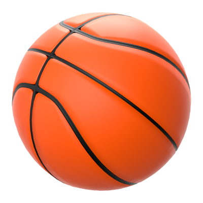 Basket Ball 3D Icon 3D Graphic