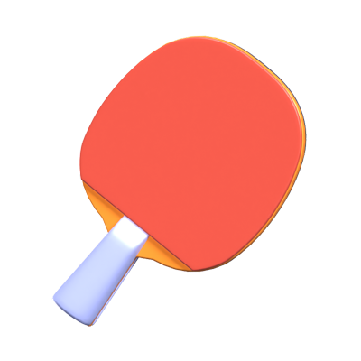 Tennis Bat 3D Icon 3D Graphic