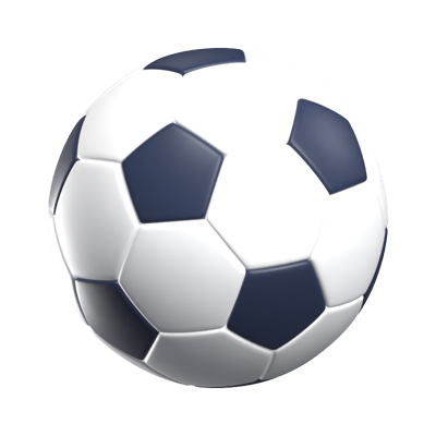 fußball 3d-symbol 3D Graphic