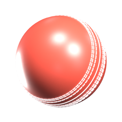 cricket-ball 3d-symbol 3D Graphic