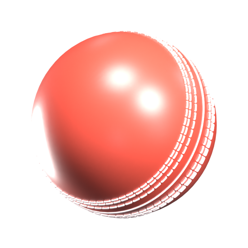 Cricket Ball 3D Icon 3D Graphic