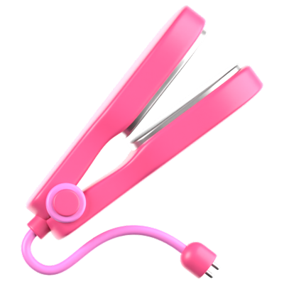 Hair Straightener 3D Icon 3D Graphic