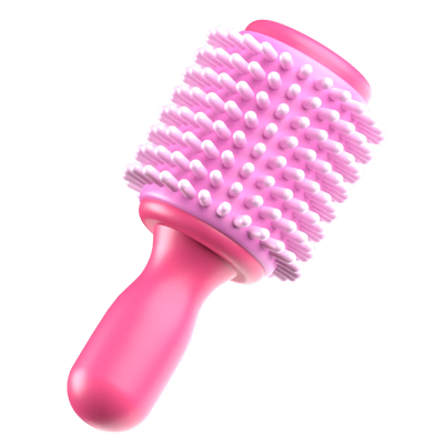 Hair Comb 3D Icon 3D Graphic