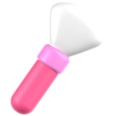 Makeup Brush 3D Icon 3D Graphic