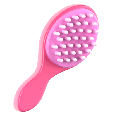 Hair Brush 3D Icon 3D Graphic