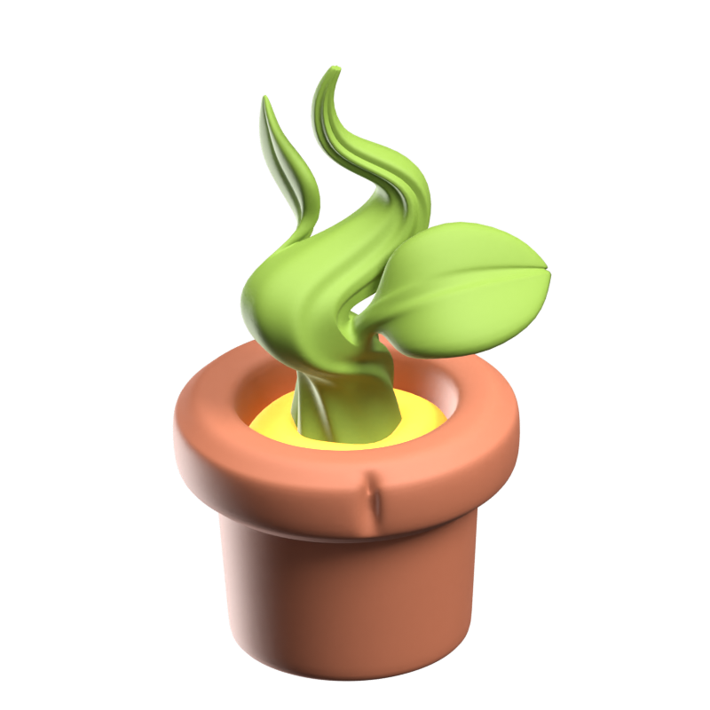 Planta Icono 3D