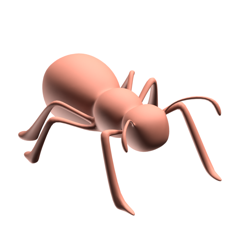 Ant 3D Icon 3D Graphic