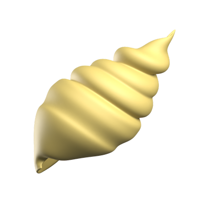 Seashell 3D Icon 3D Graphic