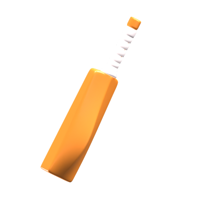 Cricket Bat 3D Icon 3D Graphic