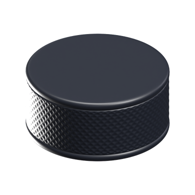 Hockey Puck 3D Icon 3D Graphic