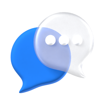 Chat Animated 3D Icon 3D Graphic