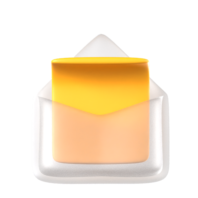 Mail Animated 3D Icon 3D Graphic