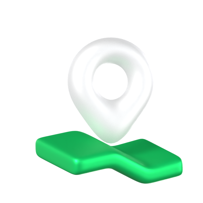 Location Animated 3D Icon 3D Graphic