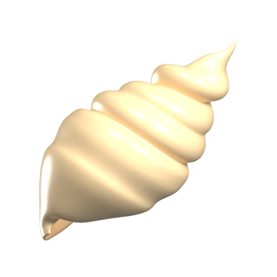 Seashell 3D Icon 3D Graphic