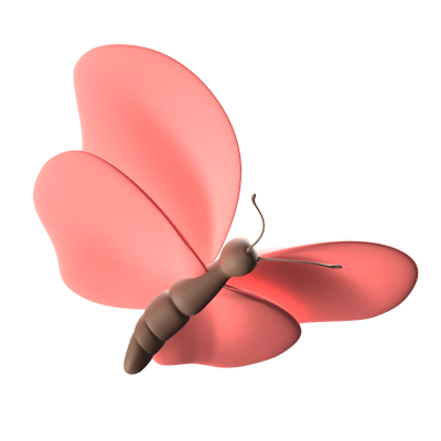 schmetterling 3d-symbol 3D Graphic