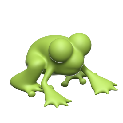 frosch 3d-symbol 3D Graphic