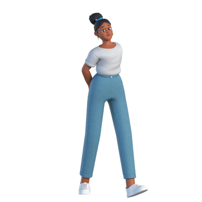 kelly copywriter personagem 3d 3D Graphic