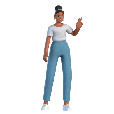 kelly copywriter personagem 3d 3D Graphic