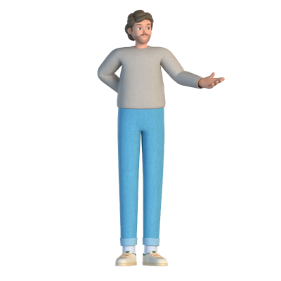 eric junior personagem 3d criativo 3D Graphic