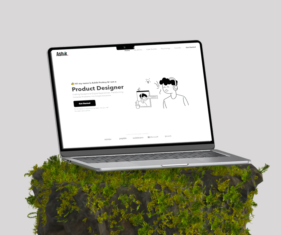 Nature Macbook Air M2 3D Mockup