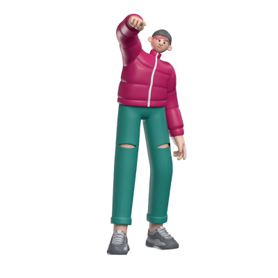 Fashion Man Personaje 3D 3D Graphic