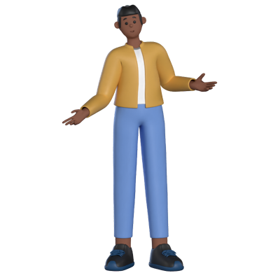 Casual Boy 3D Charakter 3D Graphic