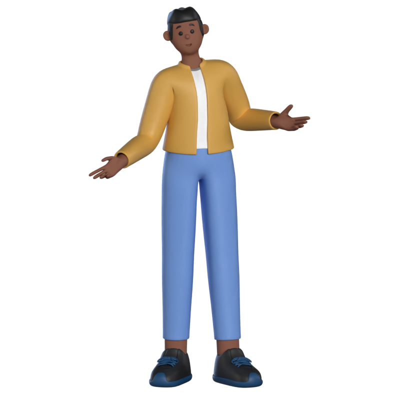 Casual Boy 3D Character 3D Graphic