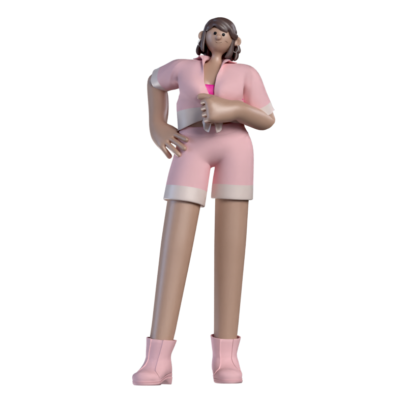 Fashion Woman 3D Character