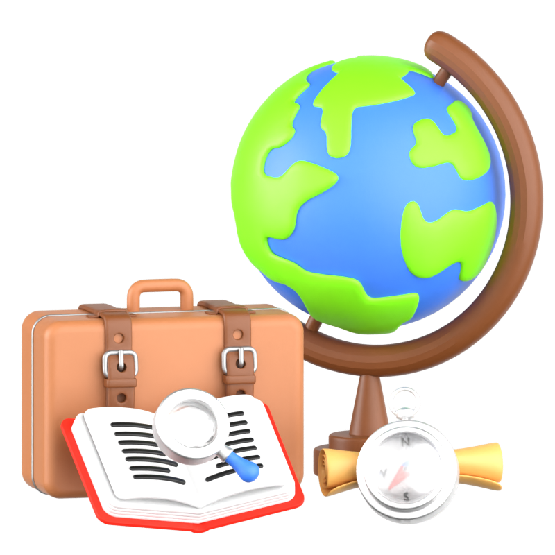 Geography 3D Icon 3D Graphic