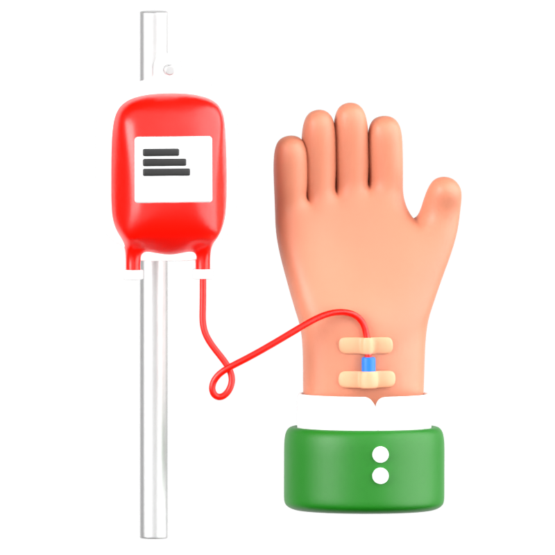 Blood Donation 3D Icon 3D Graphic