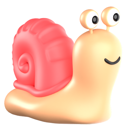 caracol icono 3d 3D Graphic