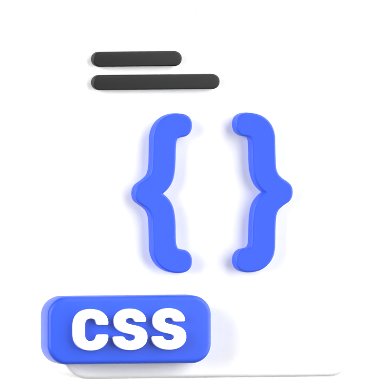 Ícone CSS 3D 3D Graphic