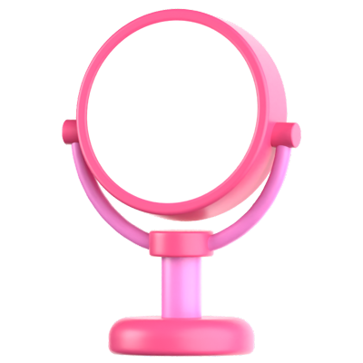 Stand Mirror 3D Icon 3D Graphic