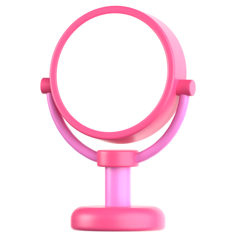 Stand Mirror 3D Icon 3D Graphic