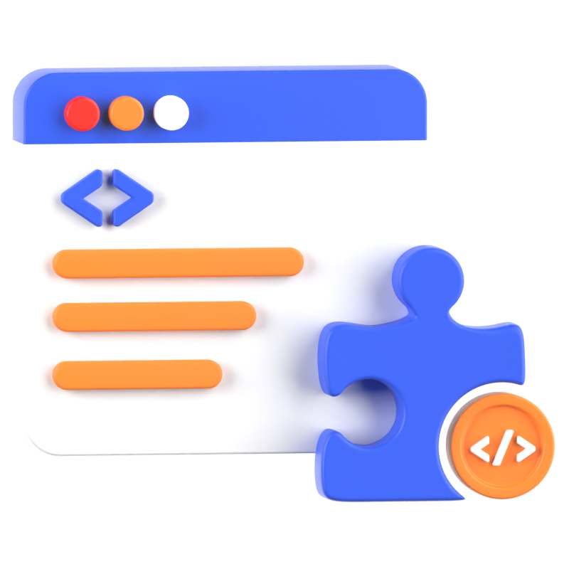 Programming Plugin 3D Icon