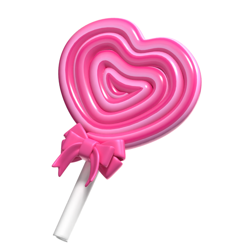 Lollipop 3D-Symbol 3D Graphic