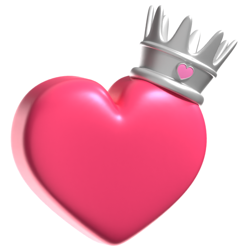 Icono 3D del Amor Sagrado 3D Graphic