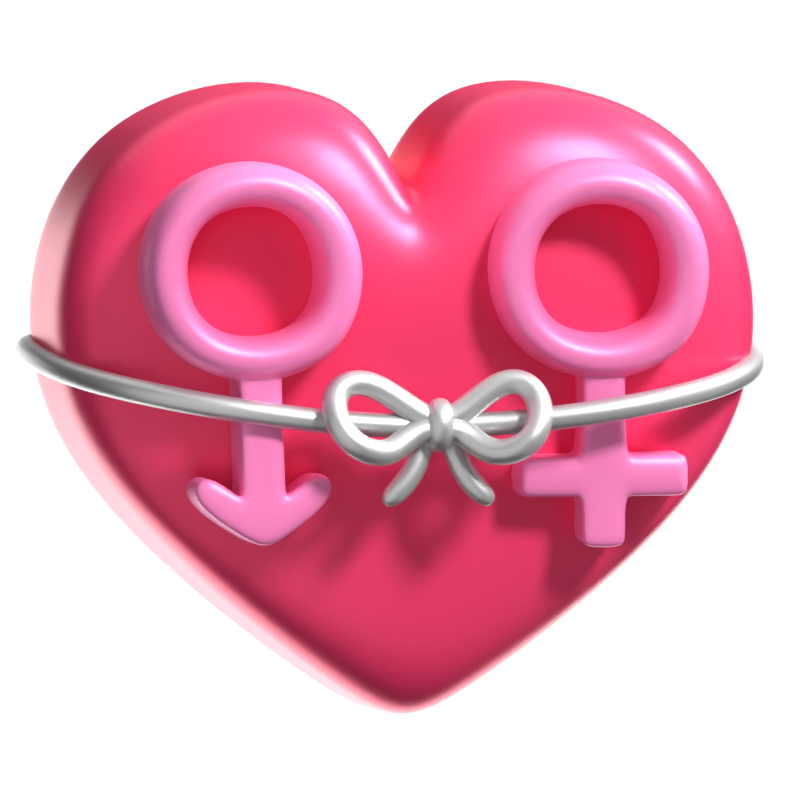 Love Couple 3D Icon