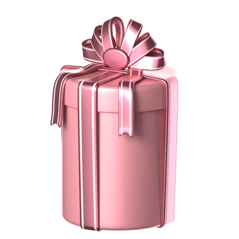 Standzylinder Geschenkbox 3D Icon