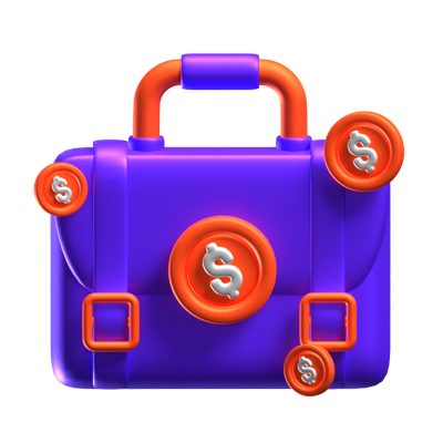 geldtasche 3d-symbol 3D Graphic