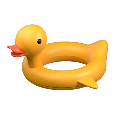 Duck Buoy 3D Icon 3D Graphic