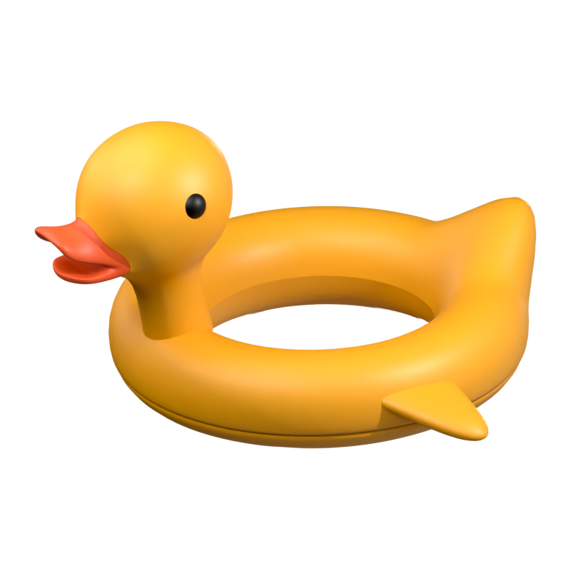 Duck Buoy 3D Icon 3D Graphic