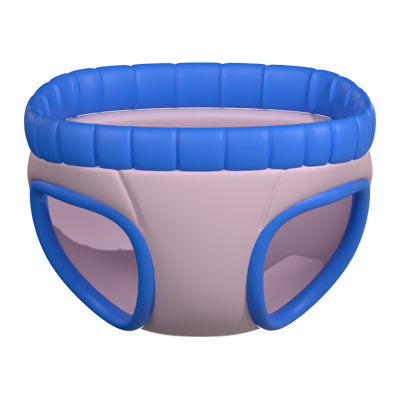 Diaper 3D Icon 3D Graphic