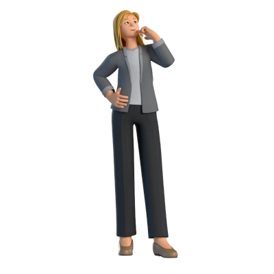 Mia Consultant 3D Character 3D Graphic