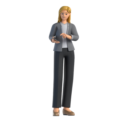 Mia Consultant 3D Character 3D Graphic