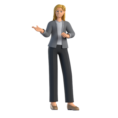 Mia Consultant 3D Character 3D Graphic