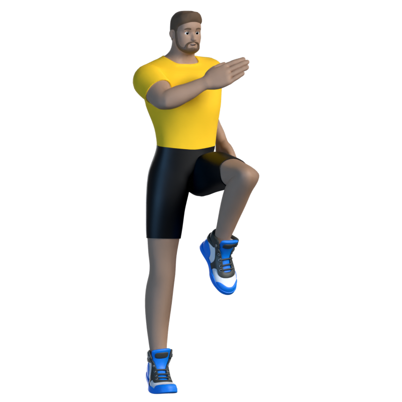 Trainer 3D Charakter 3D Graphic